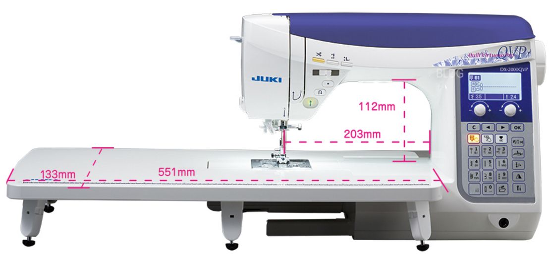 Juki HZL DX-2000QVP Computer Nähmaschine