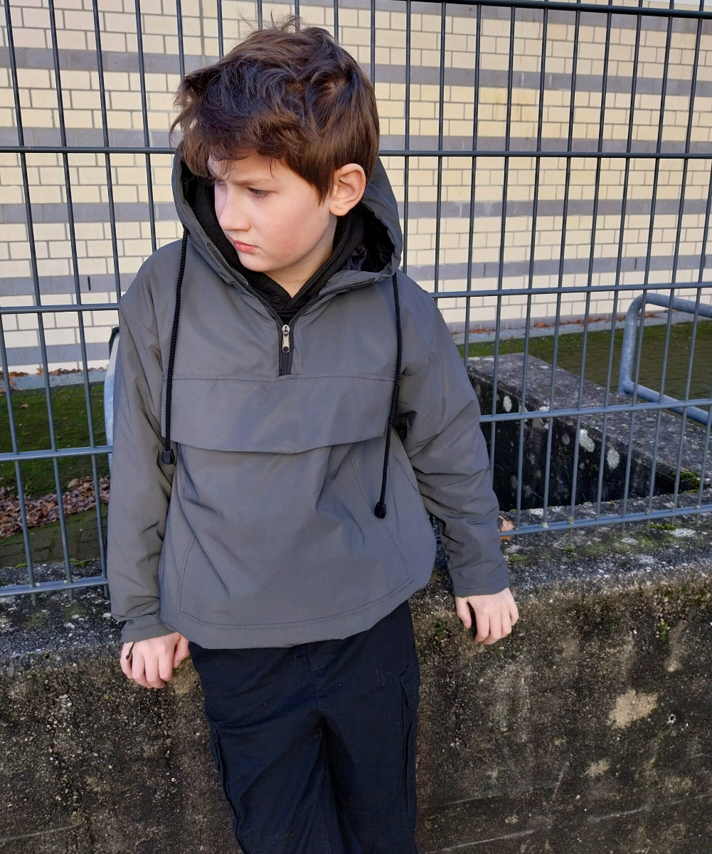 Papierschnittmuster Windbreaker Kinder von Fadenkäfer