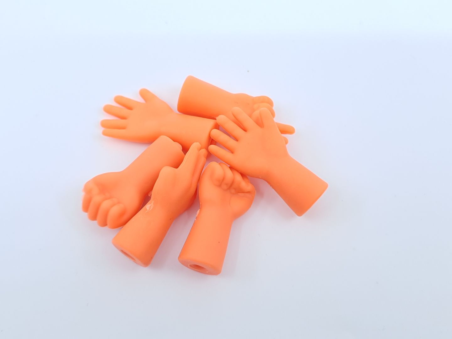 Nadelspitzenstopper Händchen orange