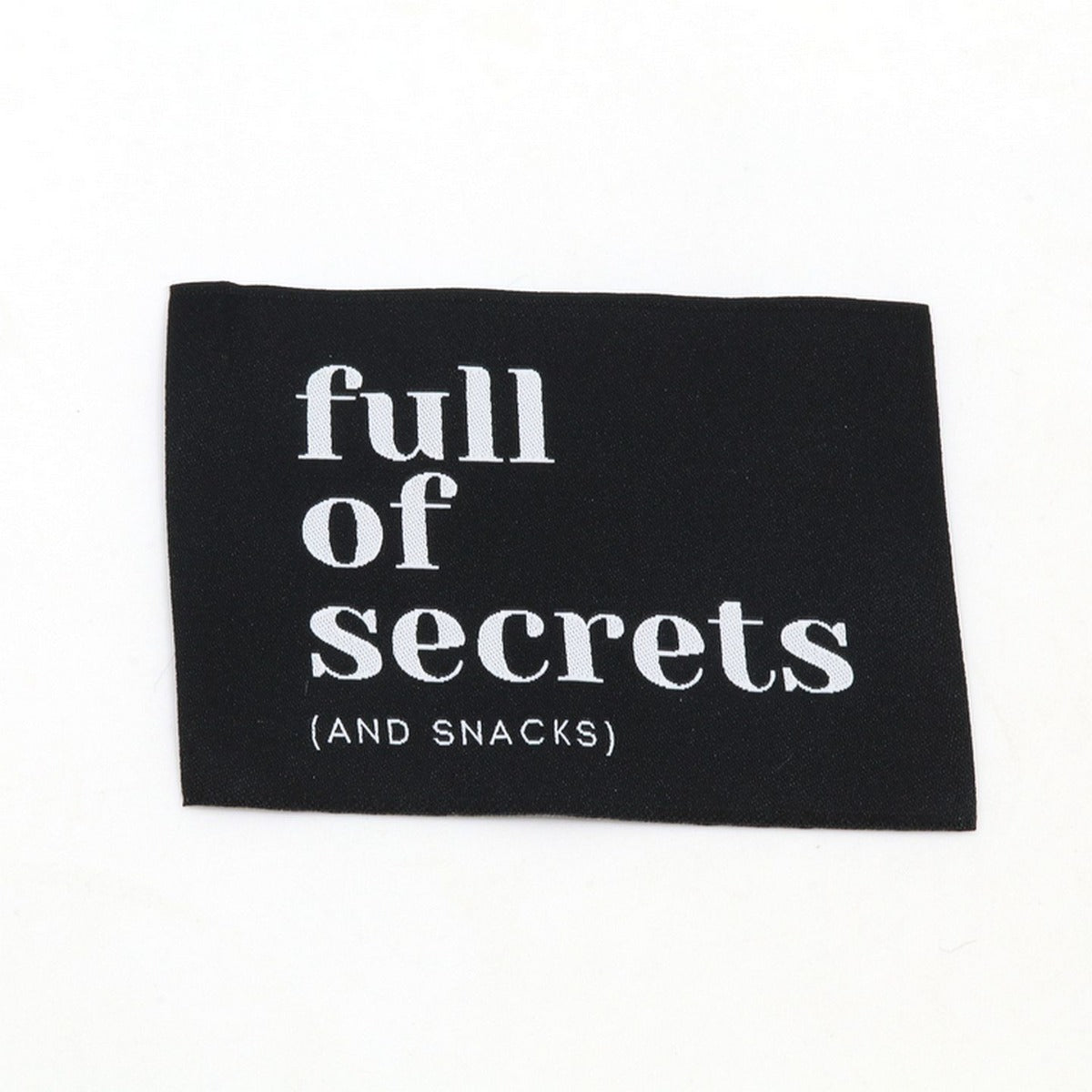 2er Set Webetikett XL - full of secrets