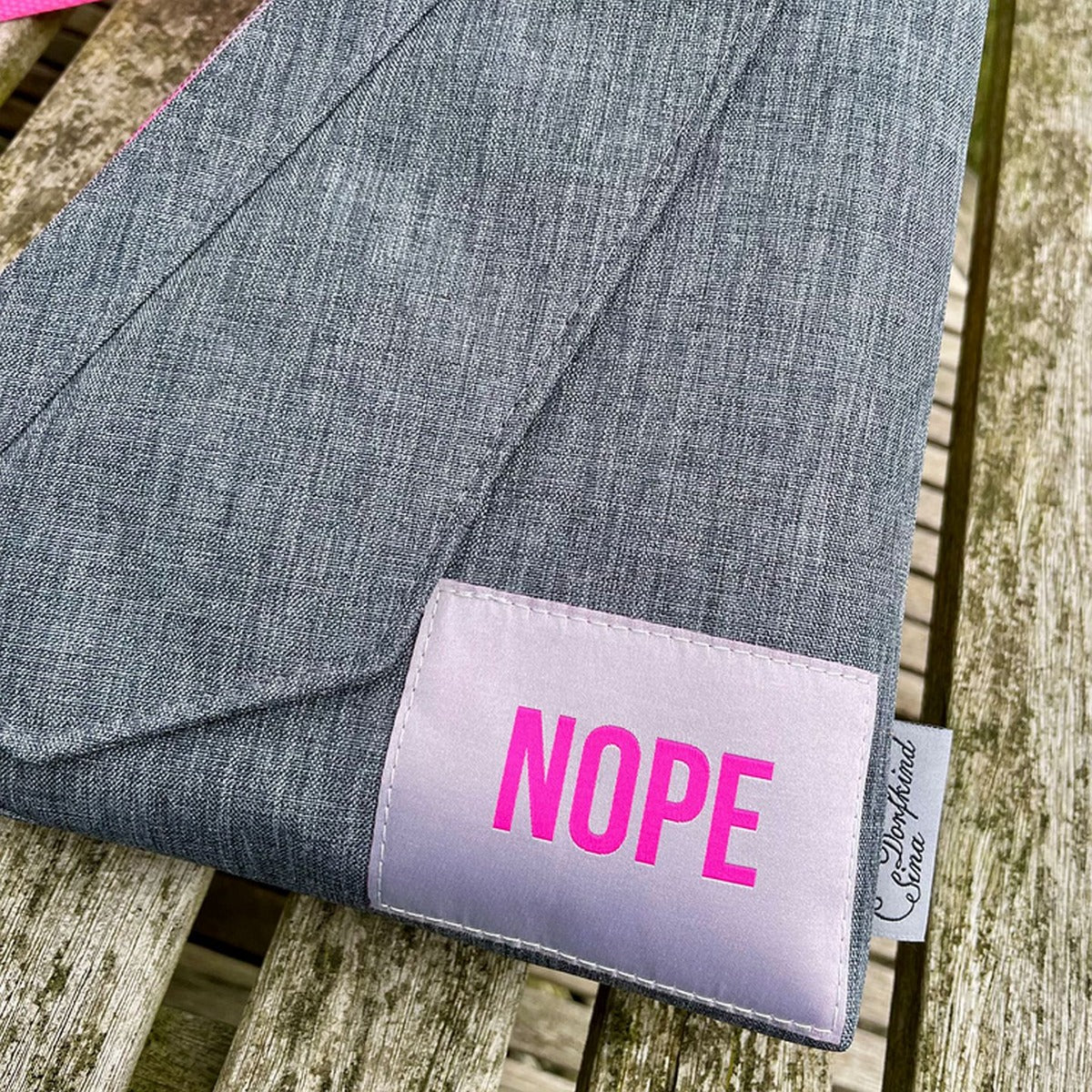2er Set Webetikett XL - Nope