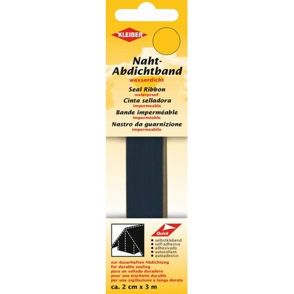 KLEIBER Nahtabdichtband, 20mm x 3m, anthrazit