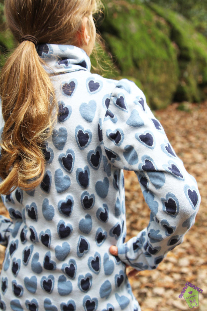 Papierschnittmuster Rollkragen Pullover Kinder von Fadenkäfer