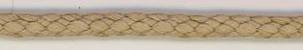 geflochtene Kordel 9mm natur beige