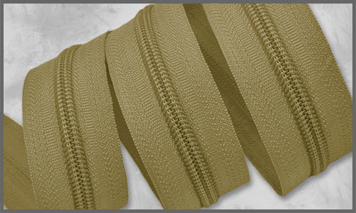 Reissverschluss Gr. 5 beige