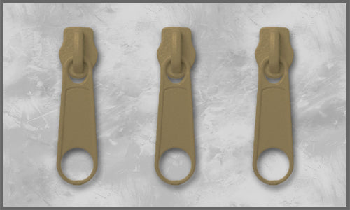 Zipper Gr. 3 beige