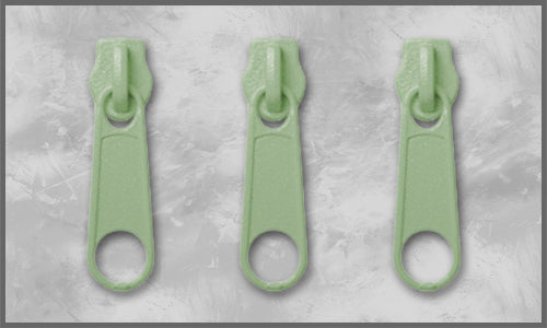 Zipper Gr. 3 weissgrün