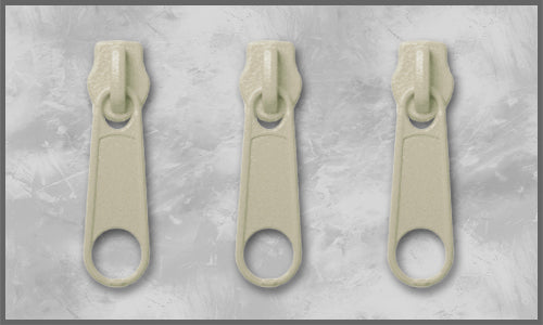 Zipper Gr. 3 creme
