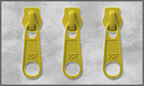 Zipper Gr. 5 blaugrau hell
