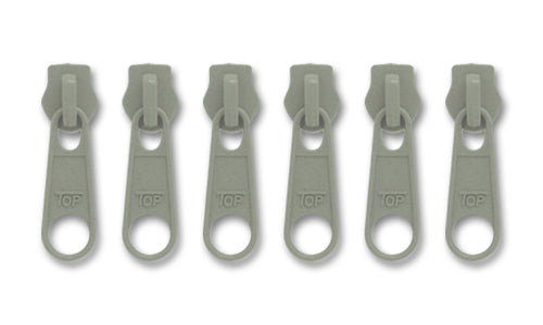 Zipper Gr. 5 orangebraun