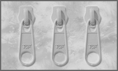 Zipper Gr. 5 türkisblau