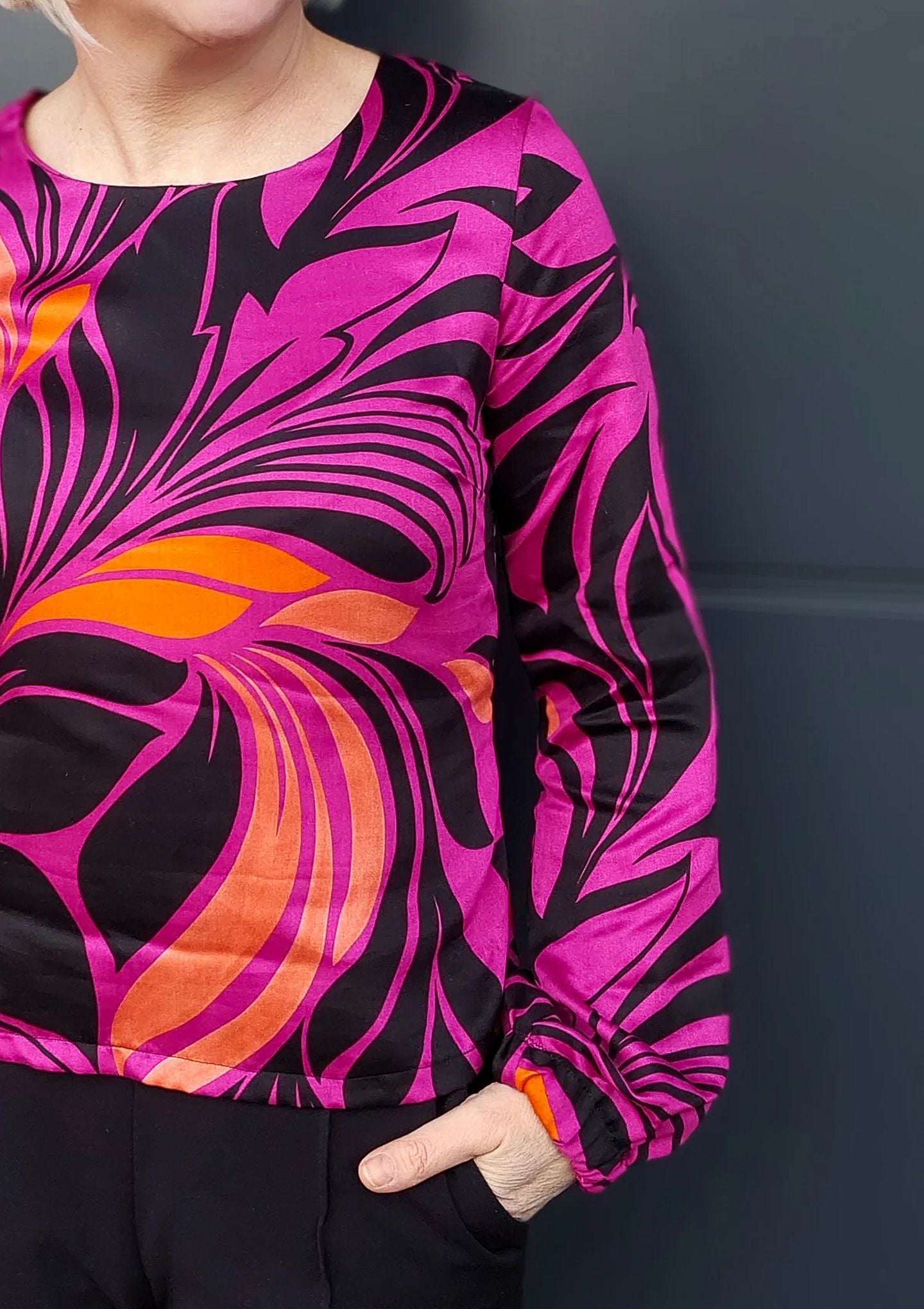 Bluse Tiri Damen, Ki-ba-doo Papierschnittmuster