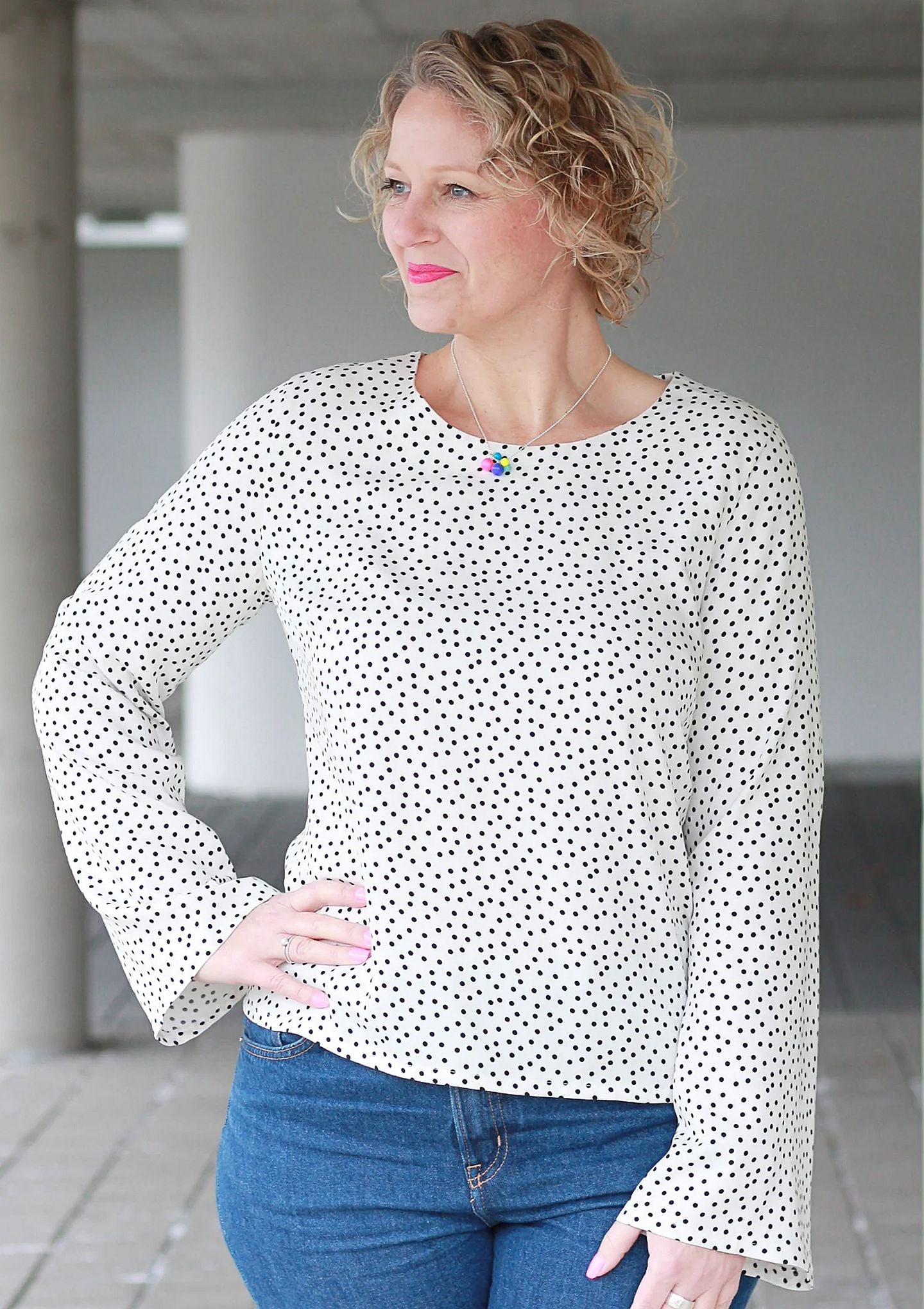 Bluse Tiri Damen, Ki-ba-doo Papierschnittmuster