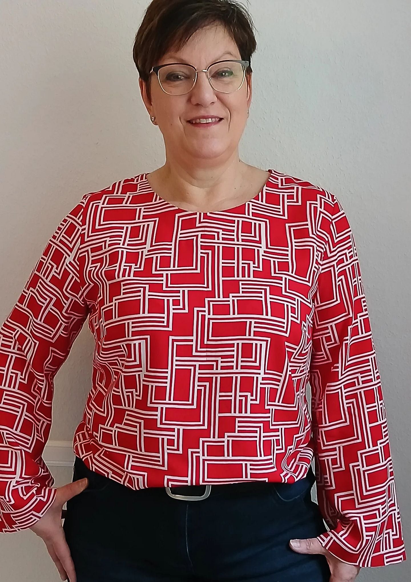 Bluse Tiri Damen, Ki-ba-doo Papierschnittmuster