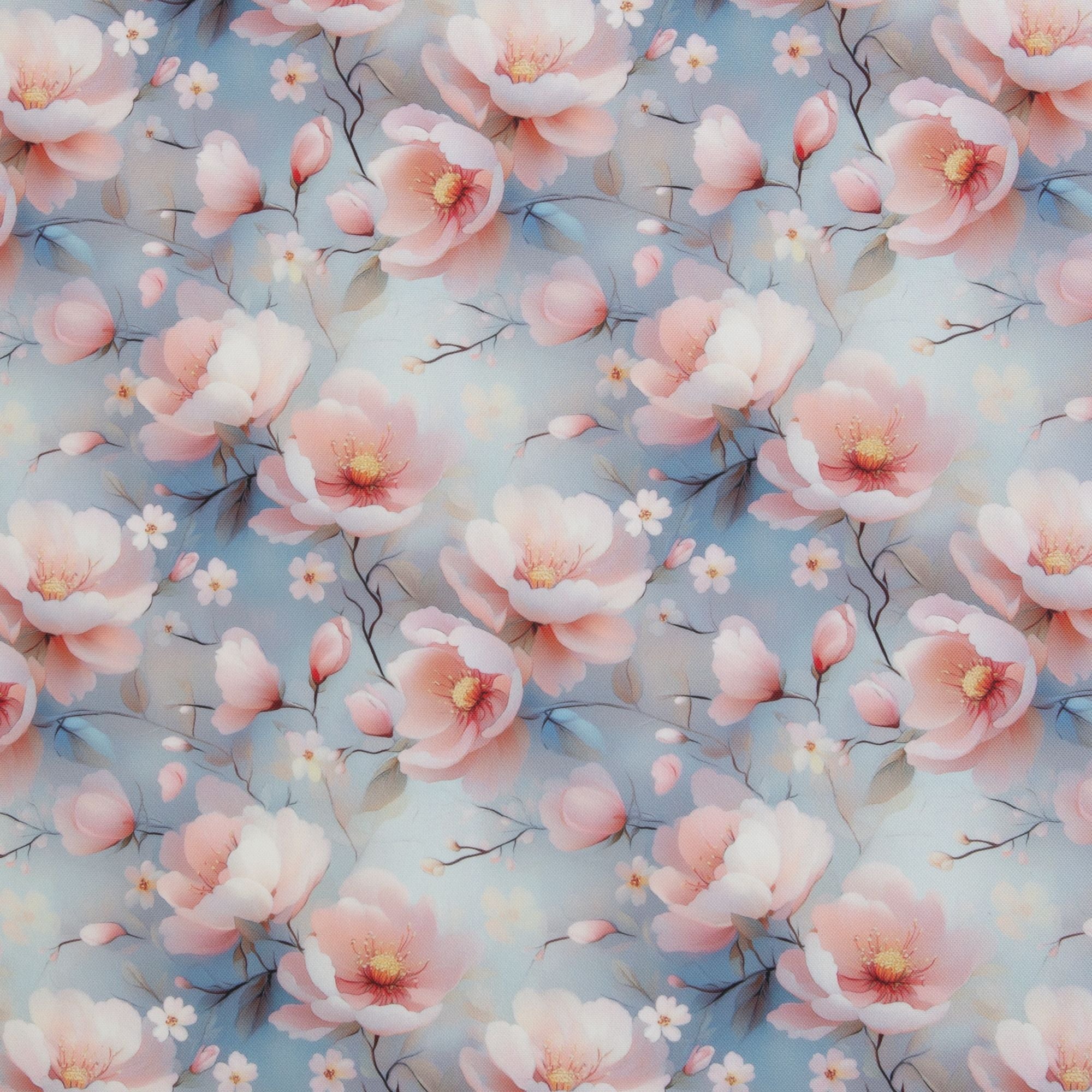 Flowing Bloom by Sarah Mariam hellblau/rosa/blau