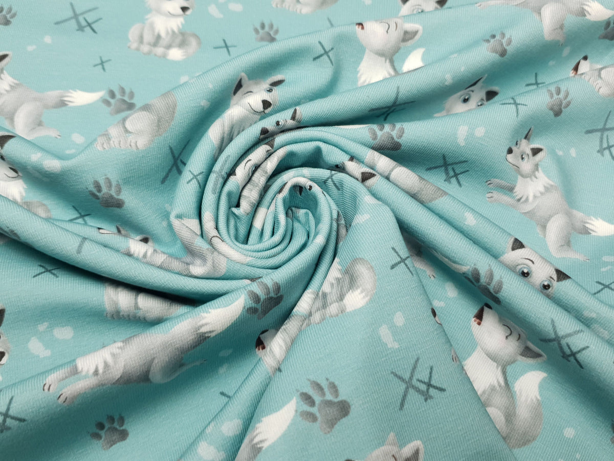 Indian Dreams aqua/grau/weiss