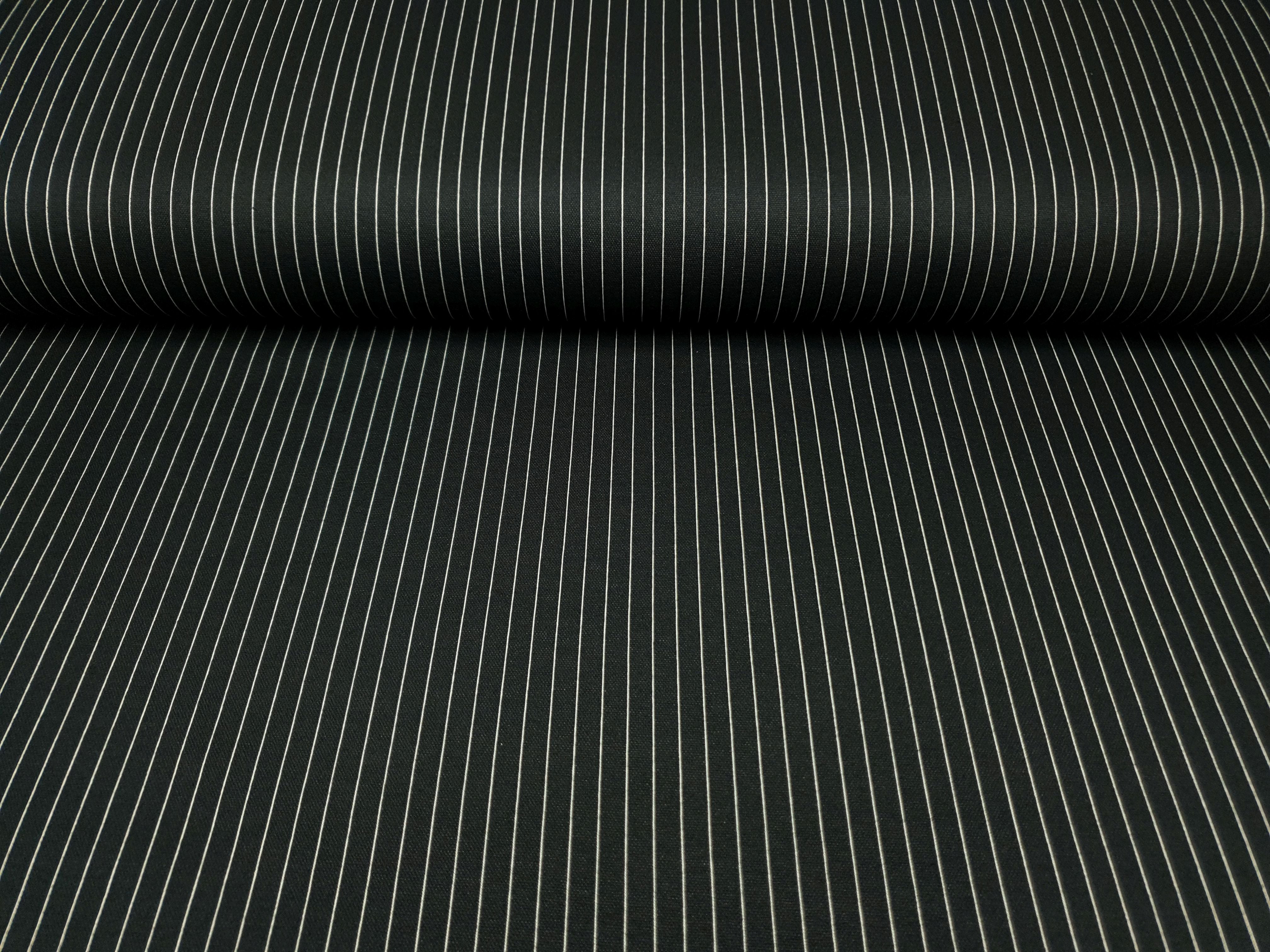Jacquard Stripe schwarz/sand