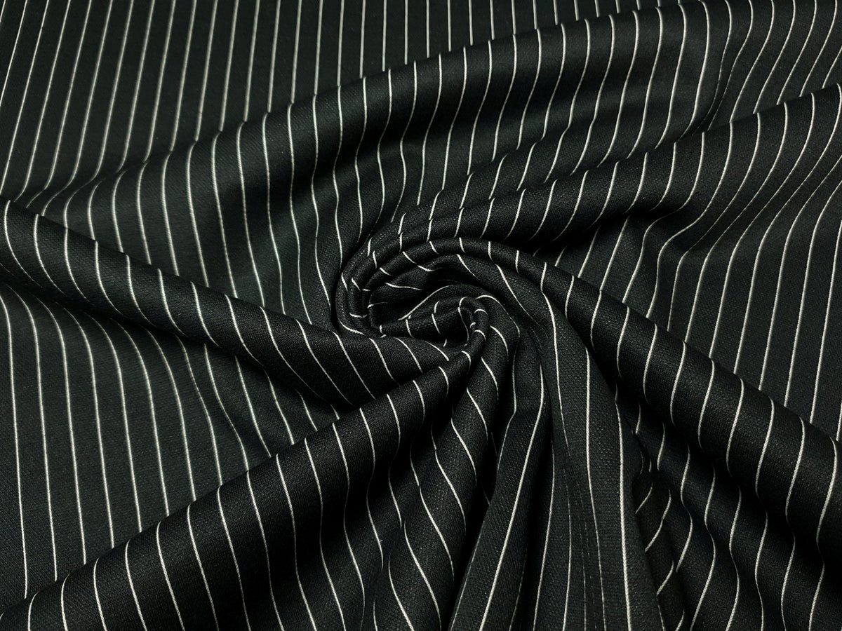 Jacquard Stripe schwarz/sand