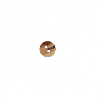 Kunststoffknöpfe beige/braun 12mm