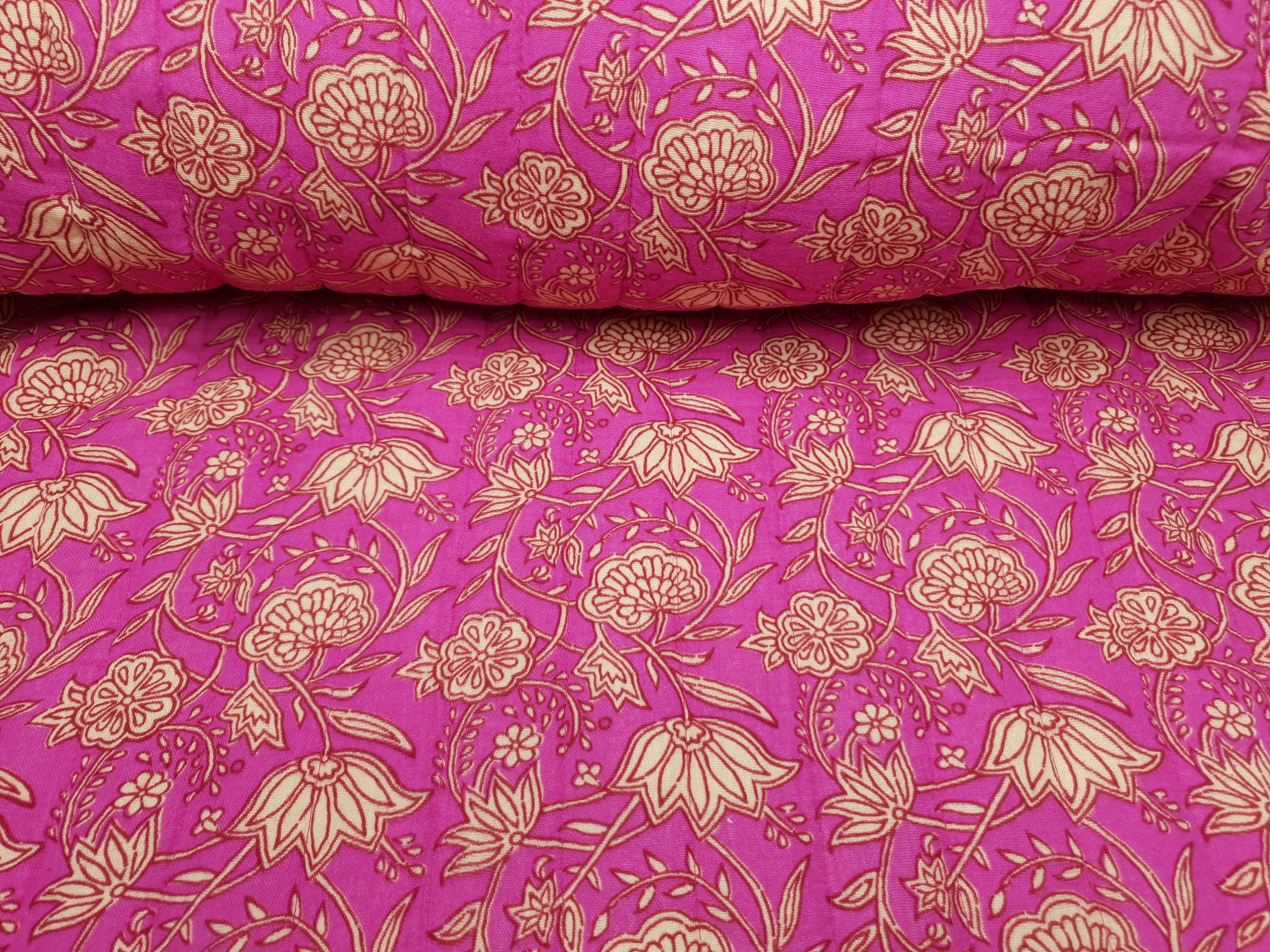 Magdalena fuchsia/apricot