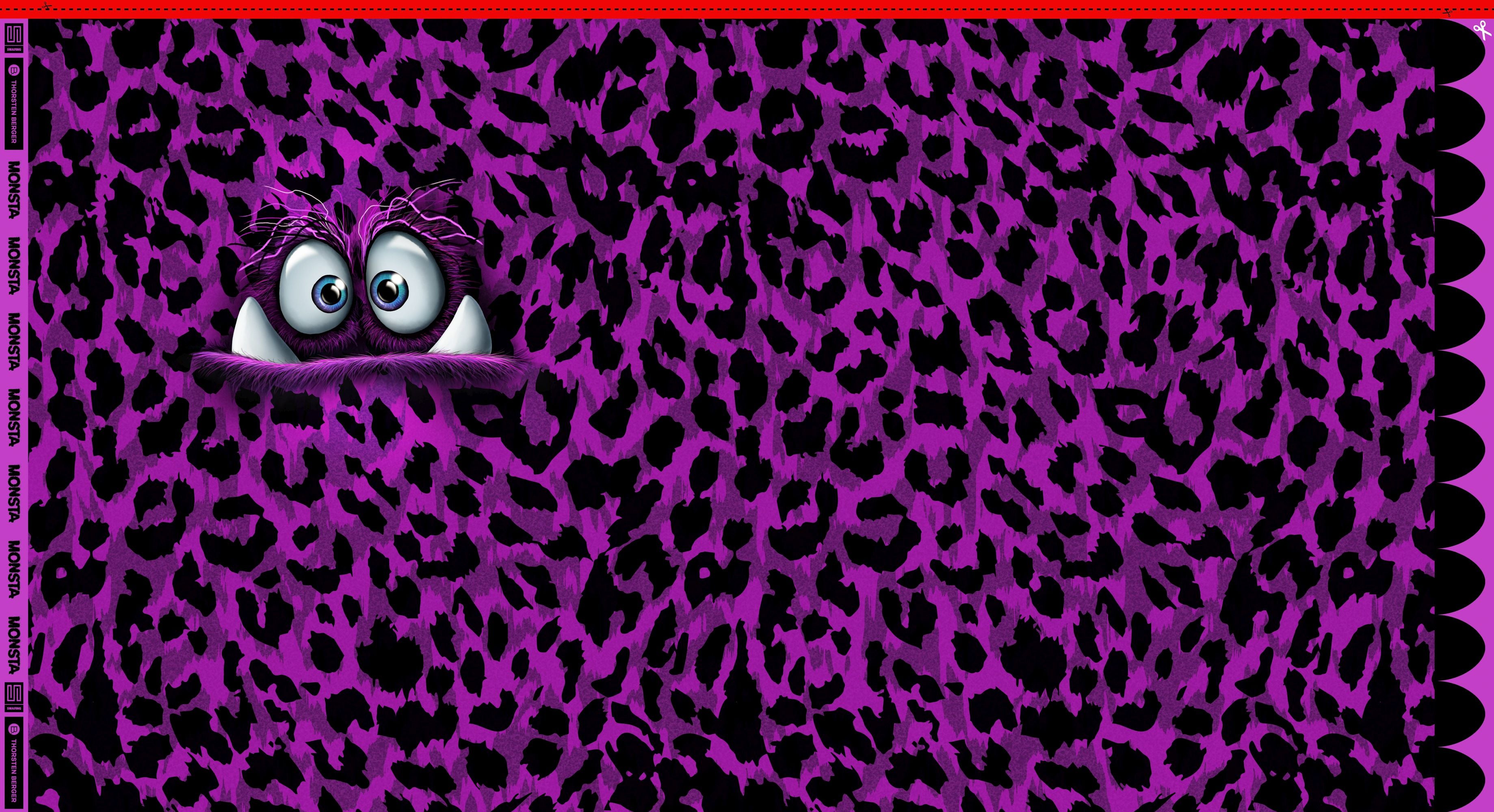 Panel Monsta by Thorsten Berger lila/schwarz