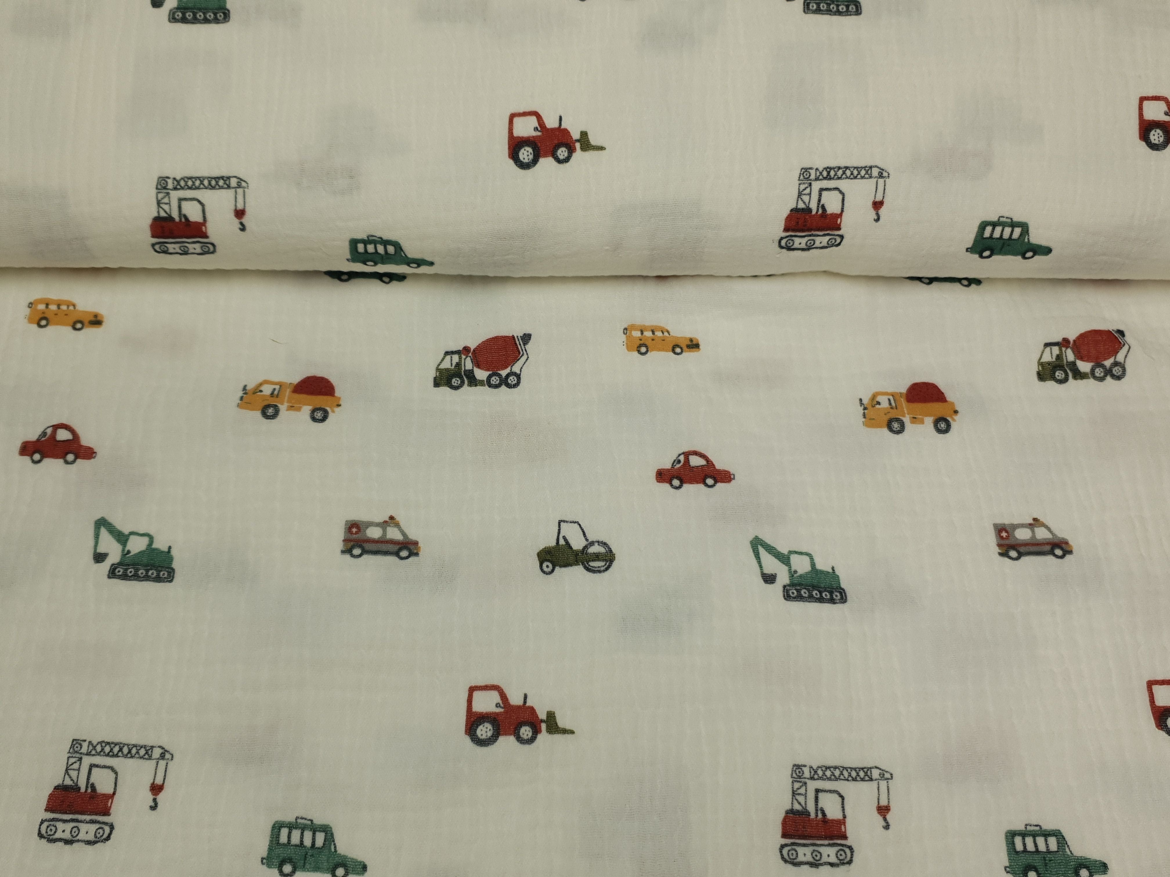 Muslin-Double Gaze Vehicles offwhite/rot/army/grau