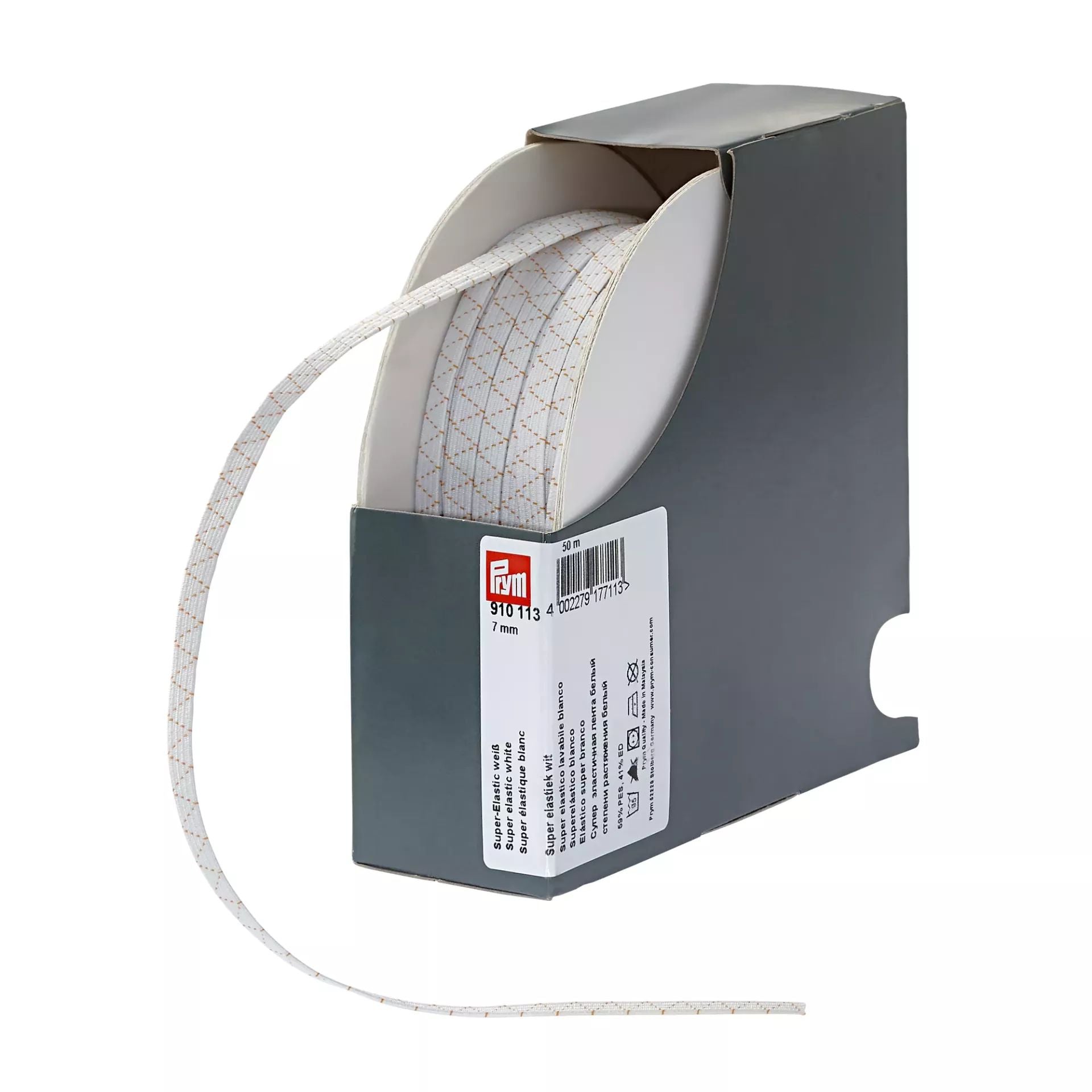 PRYM SUPER-ELAST 7MM weiss