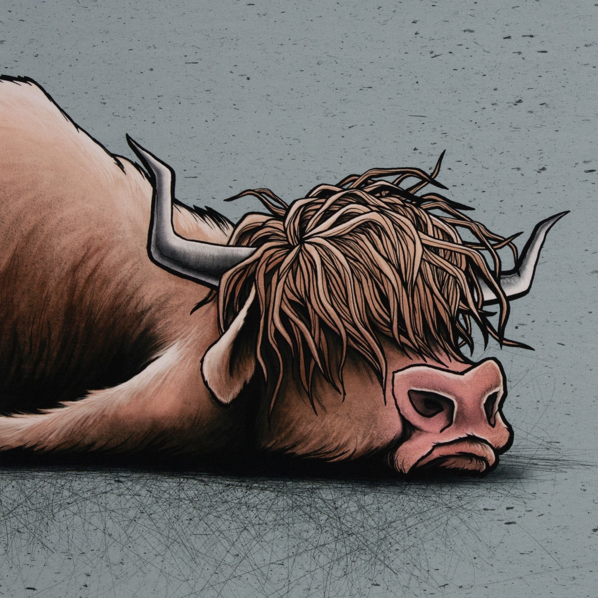 Panel Cheeky Animals 2.0 by Thorsten Berger grau/braun