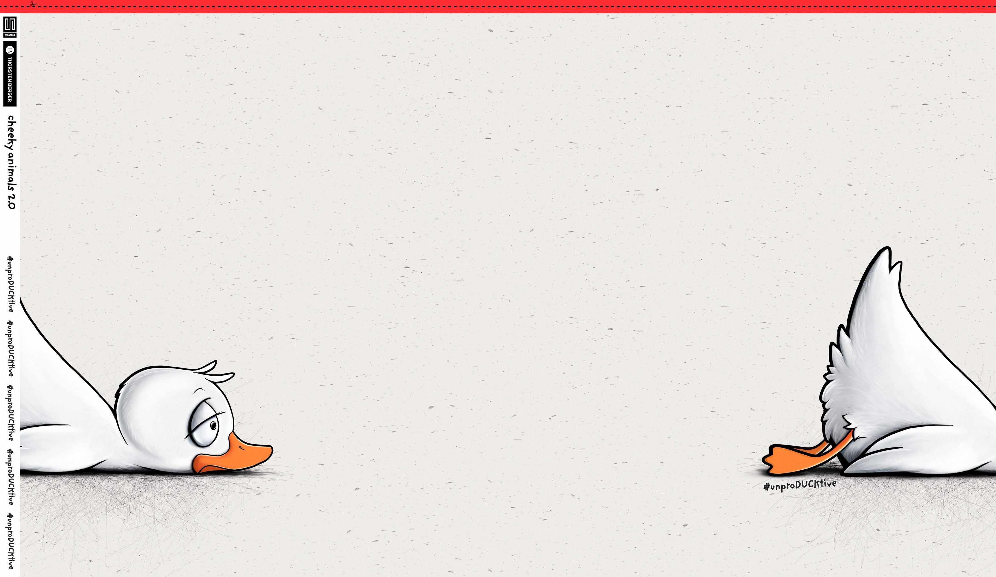 Panel Cheeky Animals 2.0 by Thorsten Berger sand/orange