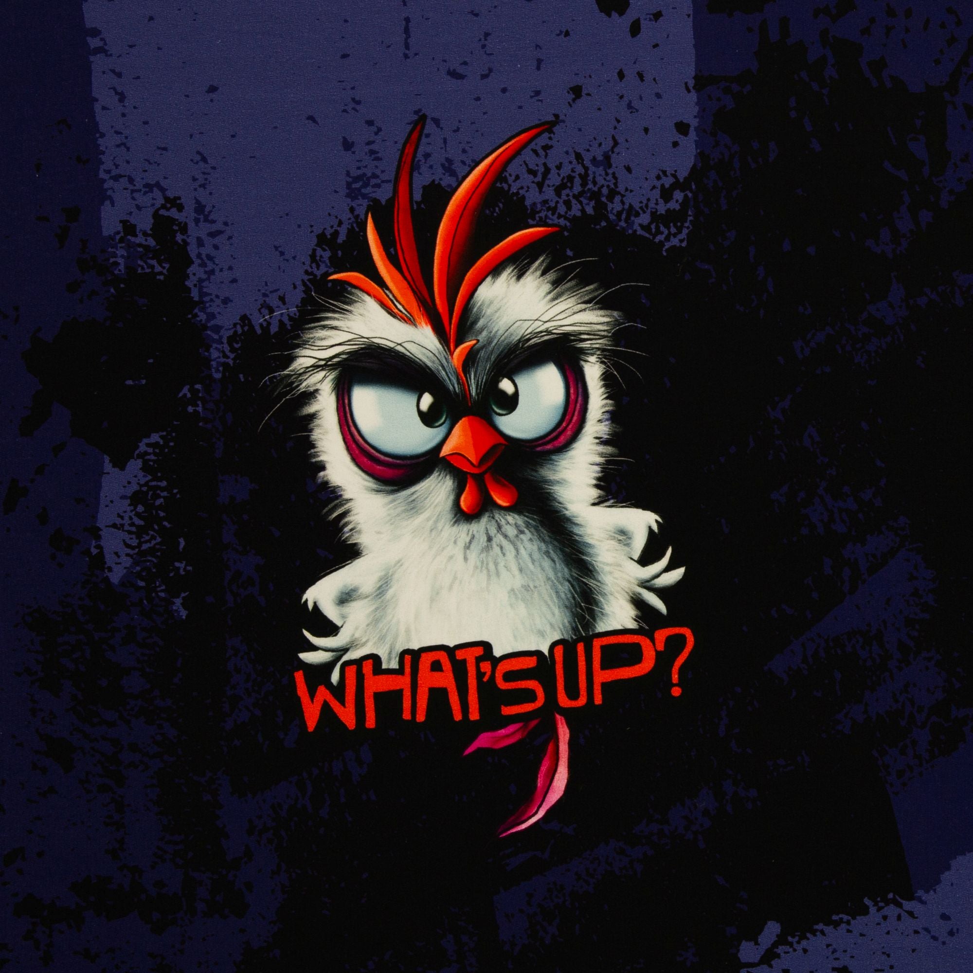 Panel Chickeria by Thorsten Berger marine/schwarz/rot/weiss