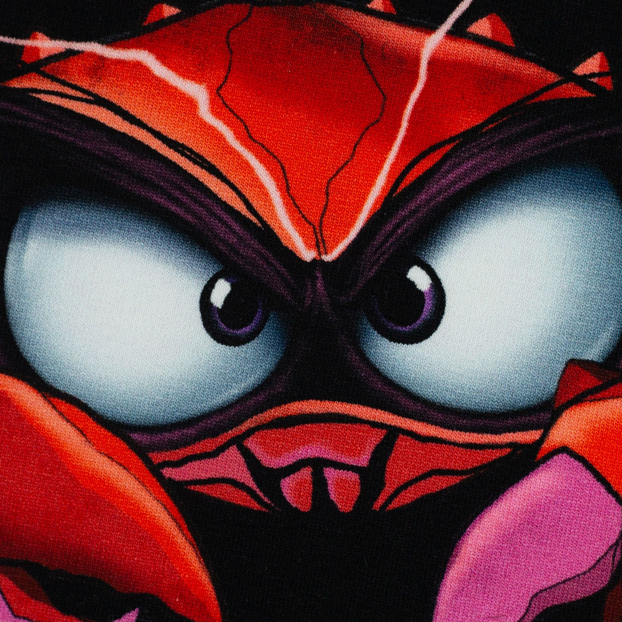 Panel Eddy the Crab by Thorsten Berger petrol/schwarz/rot