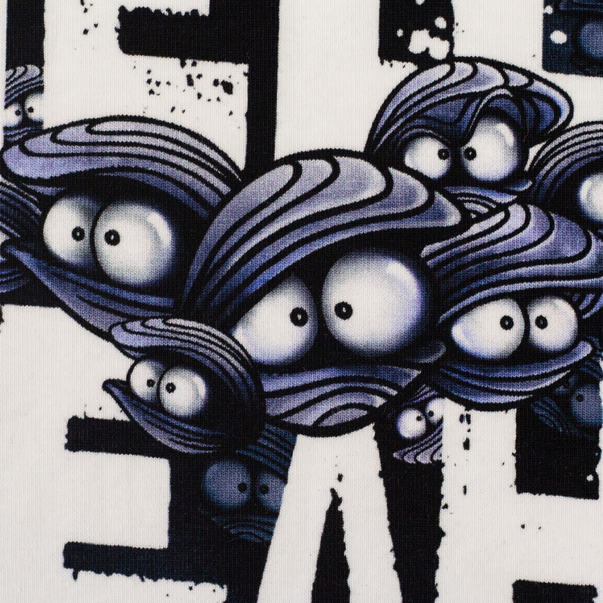 Panel Mussel Mo by Thorsten Berger grau/lila/offwhite
