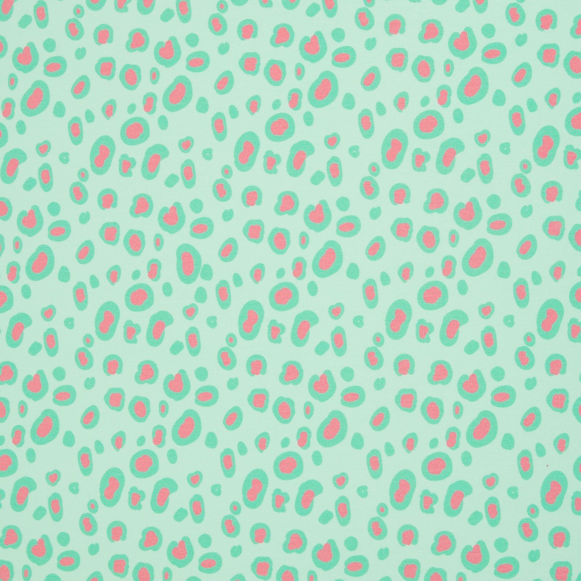 Panel Parrots by Bienvenido Colorido mint/peach/orange/pink