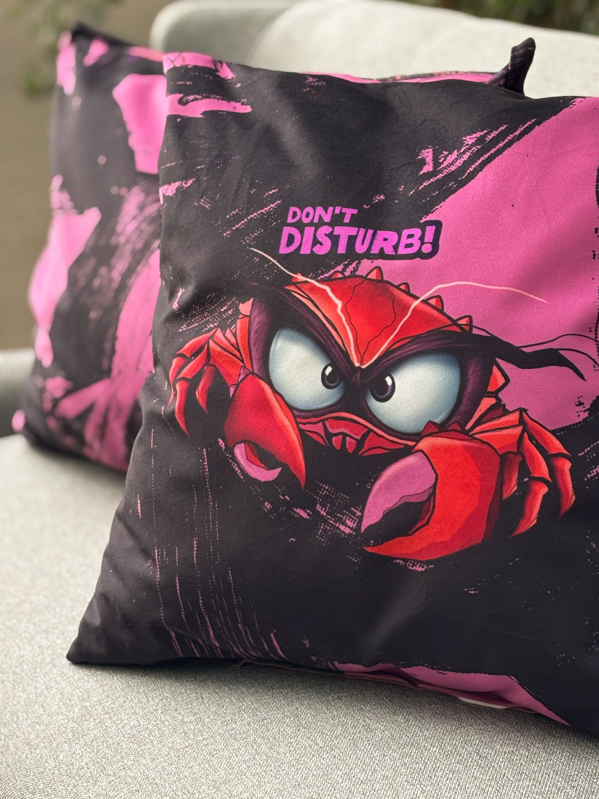 Panel Salty Pillows by Thorsten Berger pink/schwarz/zimt