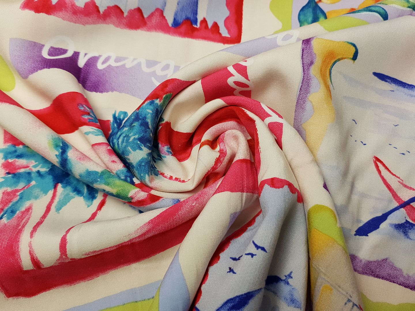Patchwork Holiday beige/pink/hellgrün/blau/lila
