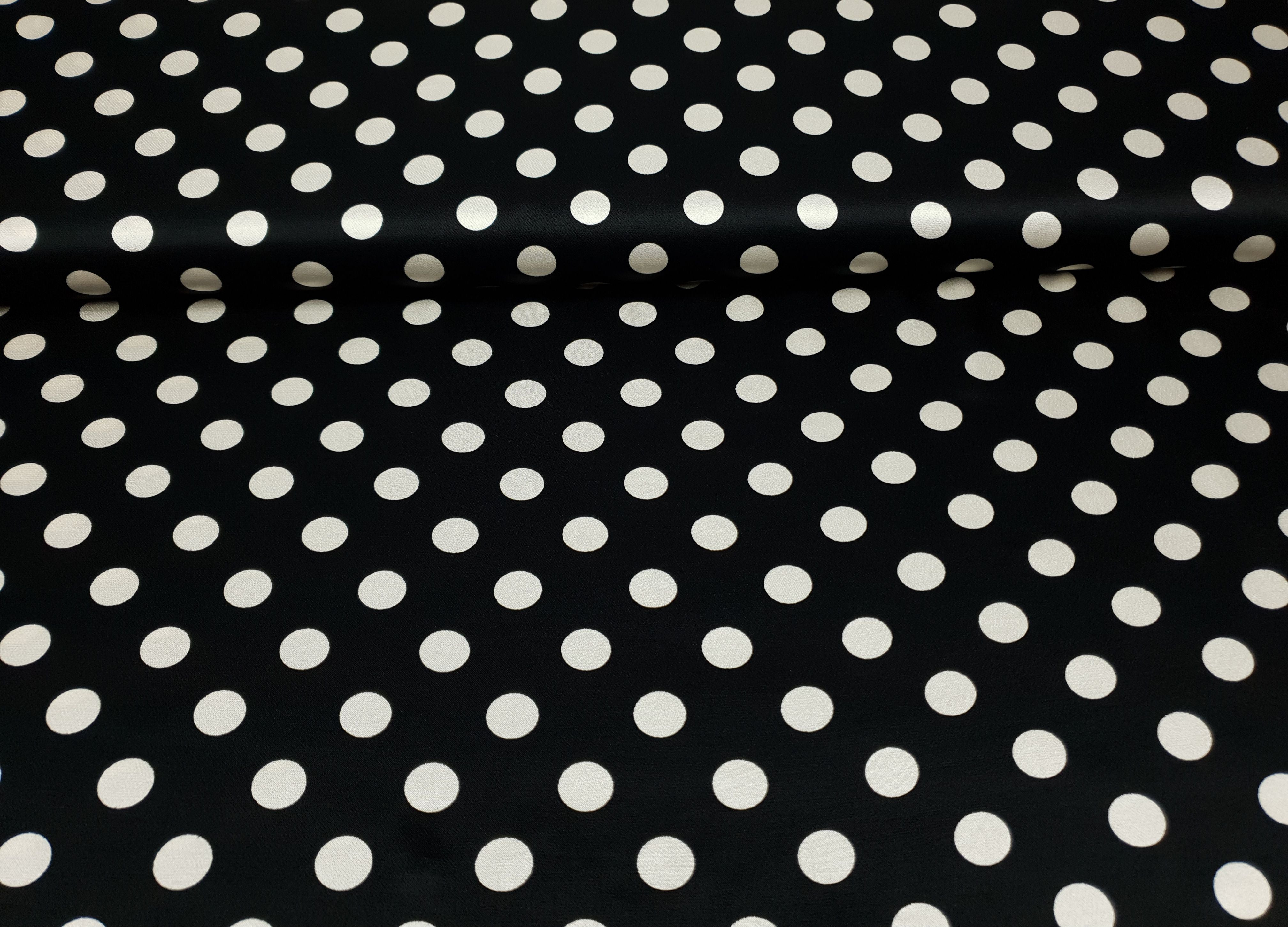 Polka Dots schwarz/sand