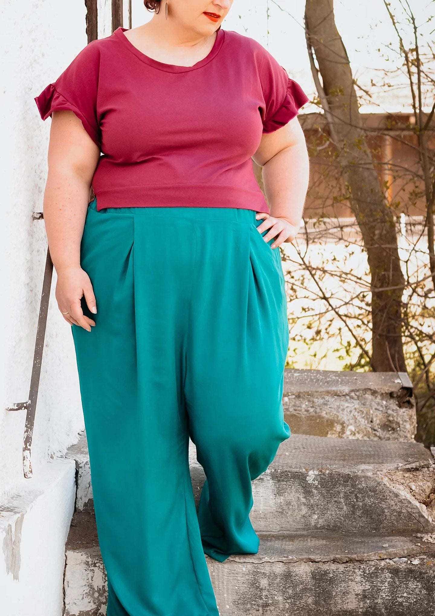 Schlupfhose Birga Damen, Ki-ba-doo Papierschnittmuster