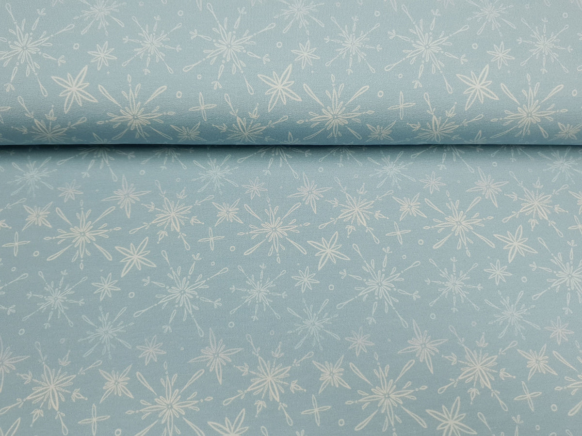 Snowflakes eisblau/beige/hellblau