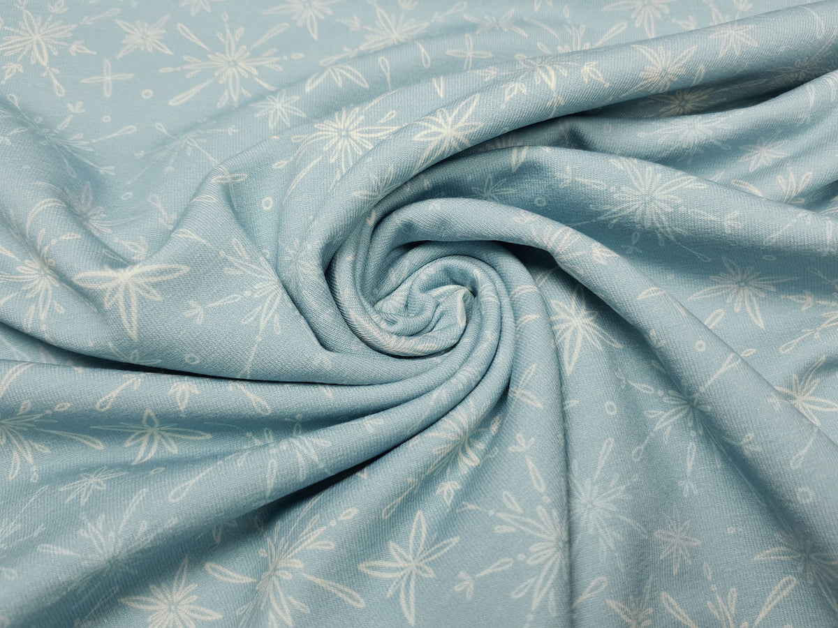 Snowflakes eisblau/beige/hellblau