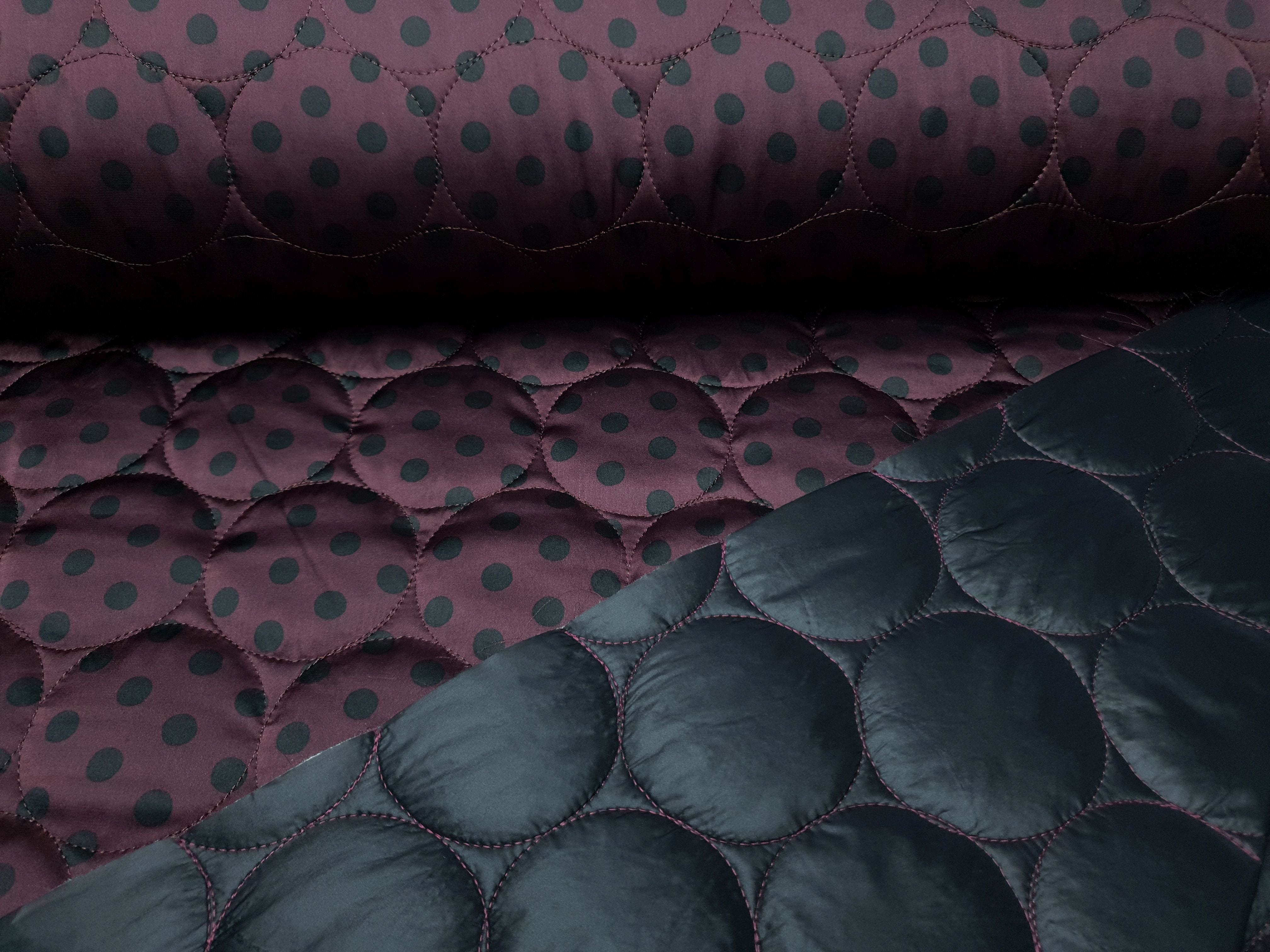 Stepper Polka Dots bordeaux/schwarz