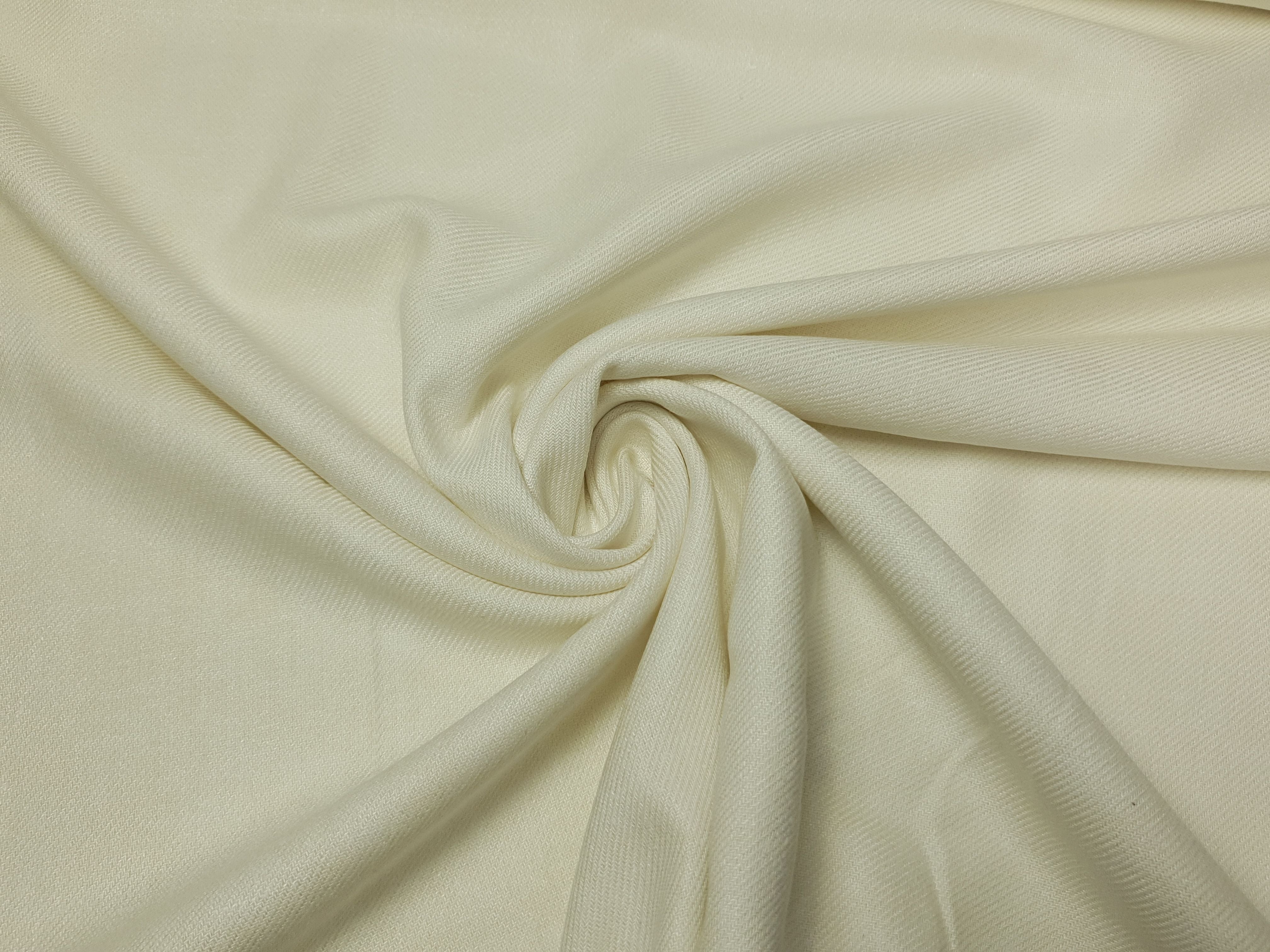 Viskose-Leinen Twill Hugo offwhite