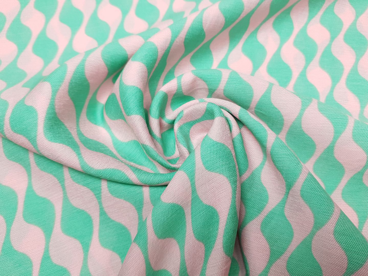 Waves mint/rosa