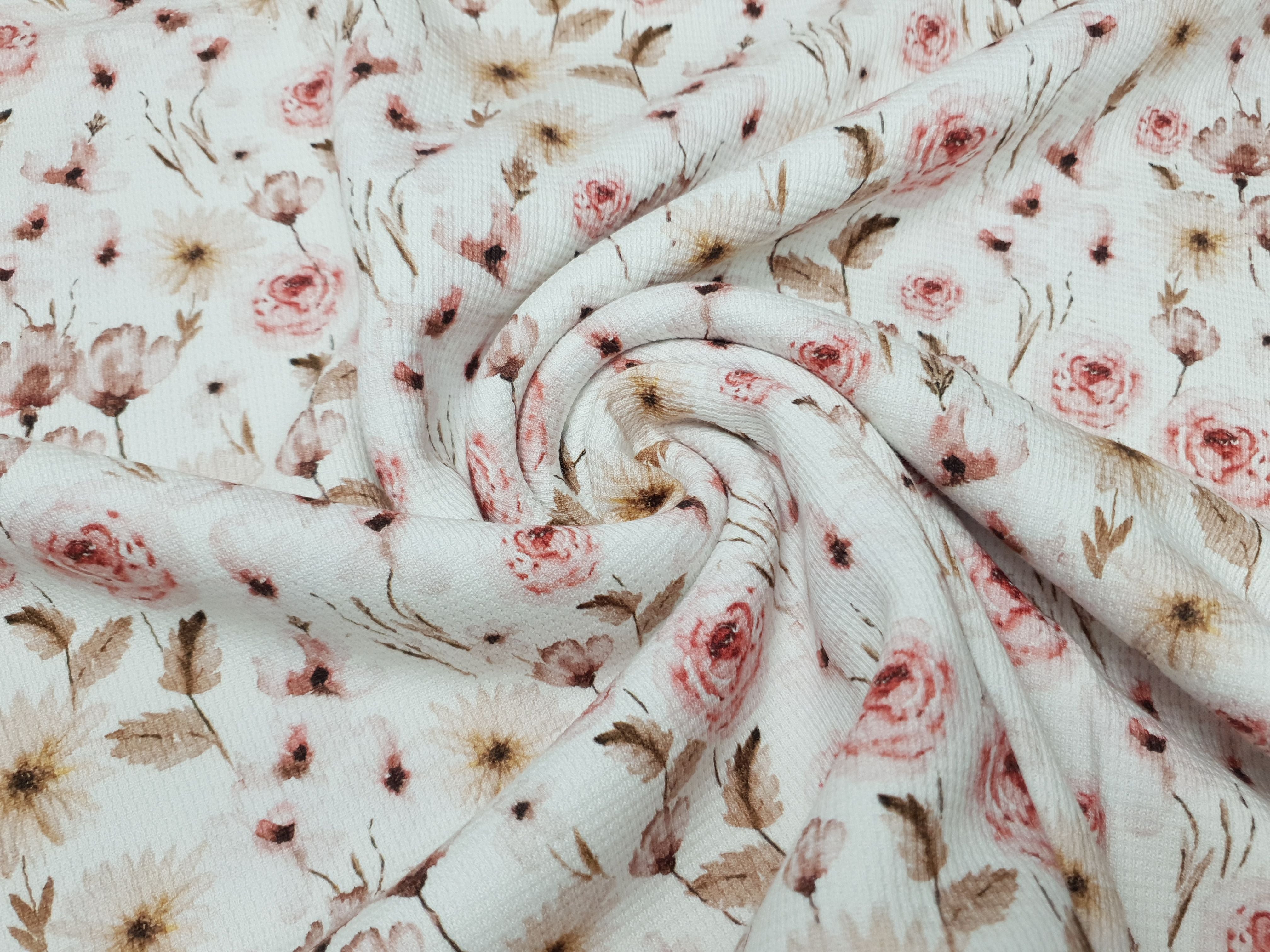 Winterflowers by Christiane Zielinski ecru/altrosa/braun