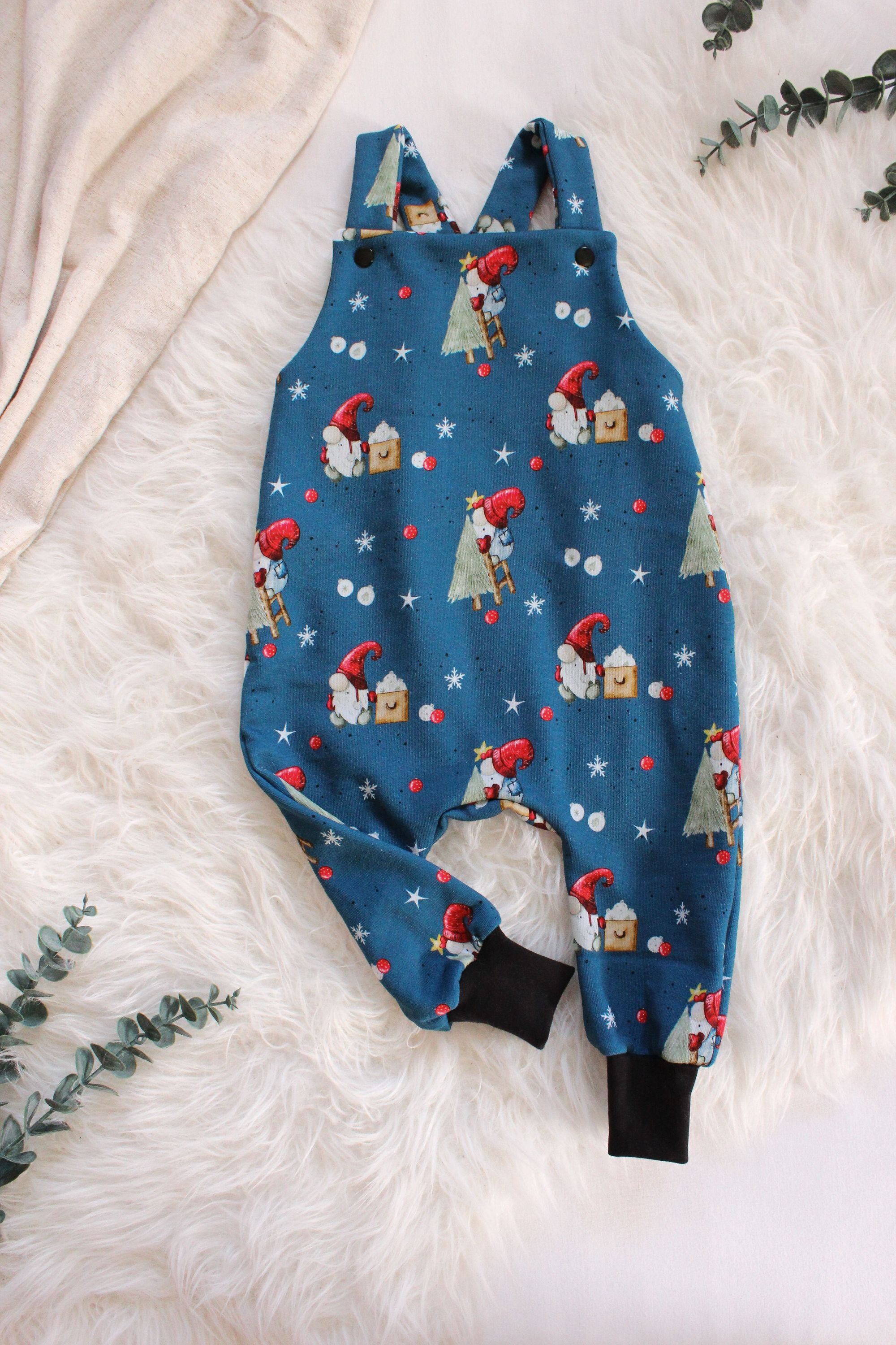 Winterwonderland by Sabine Marschall blau/beige/rot/offwhite