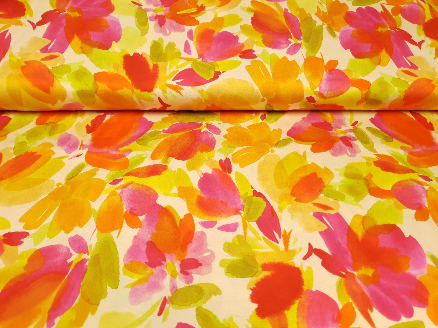 Alicia creme/orange/pink