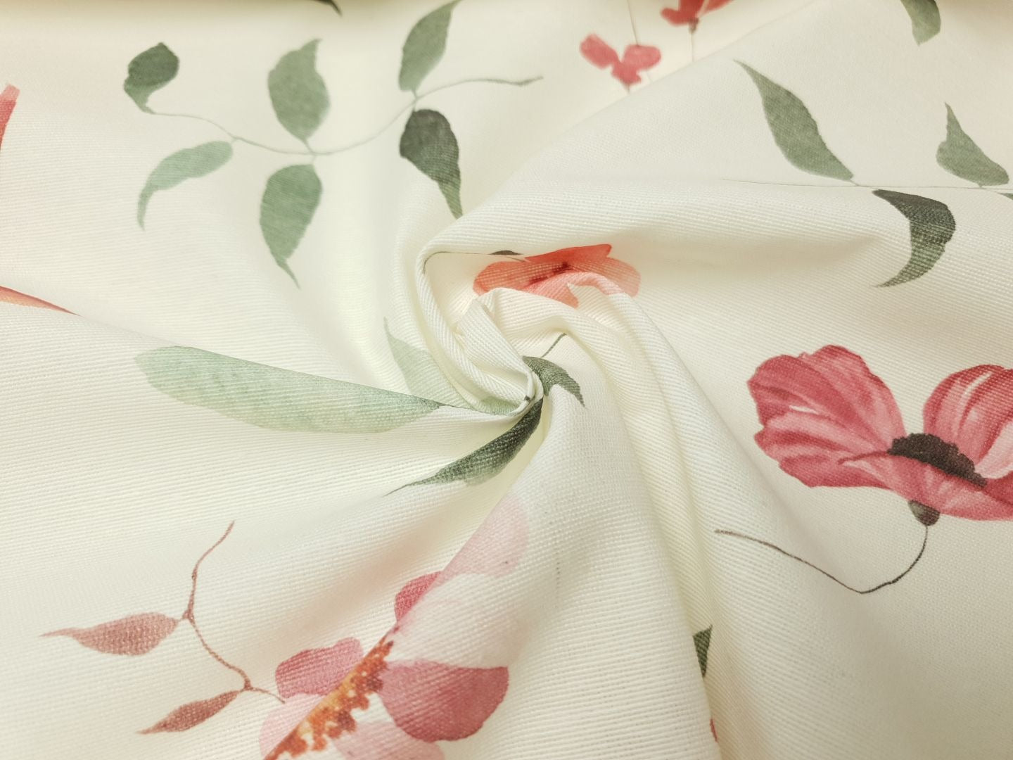 Alsfeld Ainara offwhite/tannengrün/rose