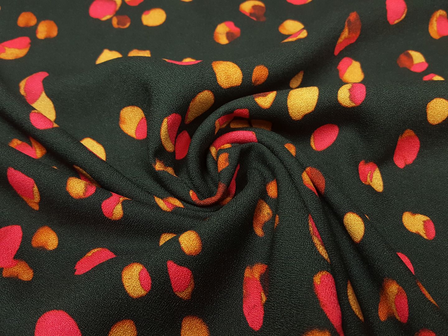Amyli dunkelgrün/pink/ocker