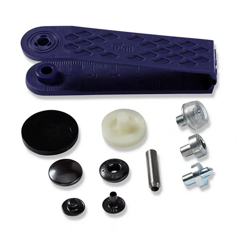 Nähfrei Druckknöpfe "Anorak" 15mm brüniert