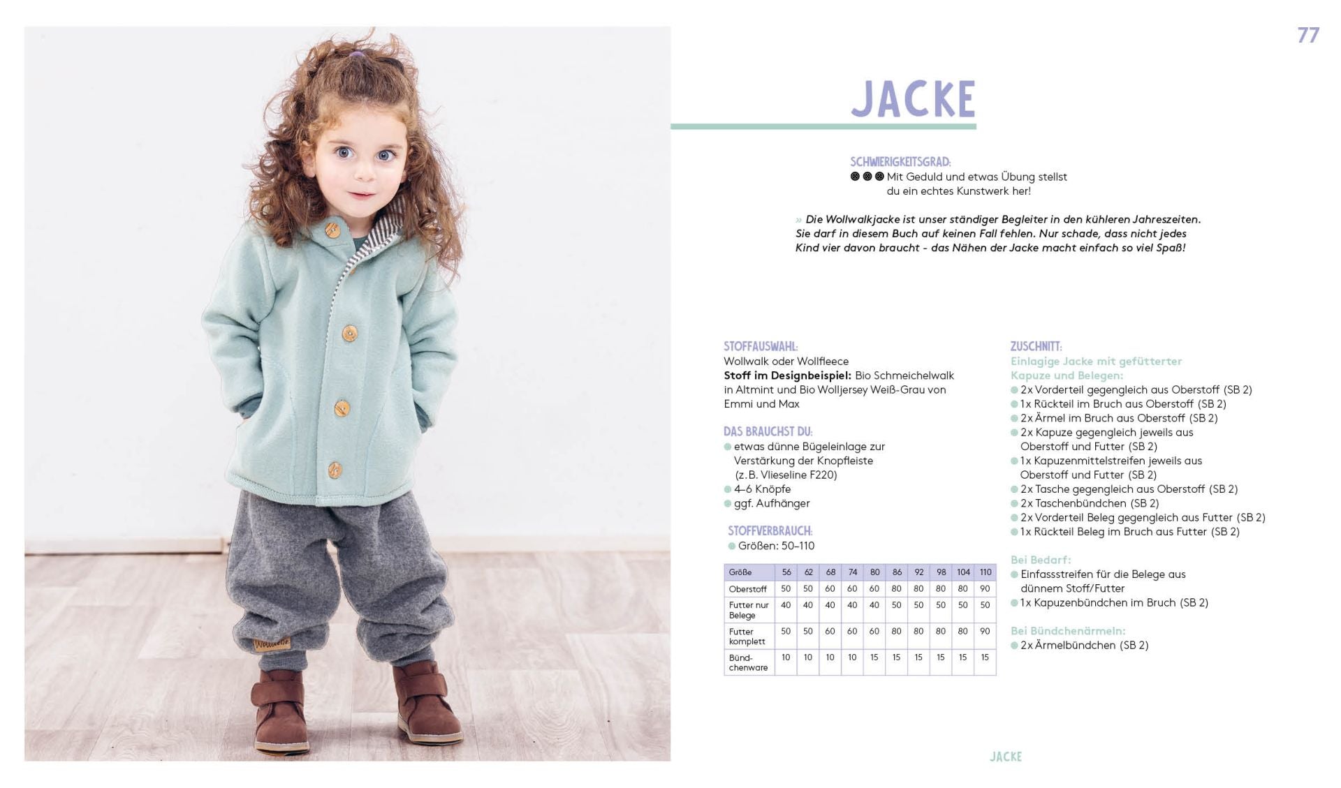 Hej Minimode – Super soft: Baby- und Kinderkleidung nähen mit Merino-Wollstoffen