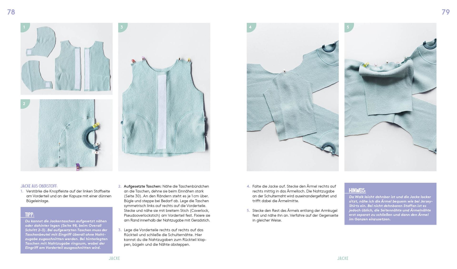 Hej Minimode – Super soft: Baby- und Kinderkleidung nähen mit Merino-Wollstoffen